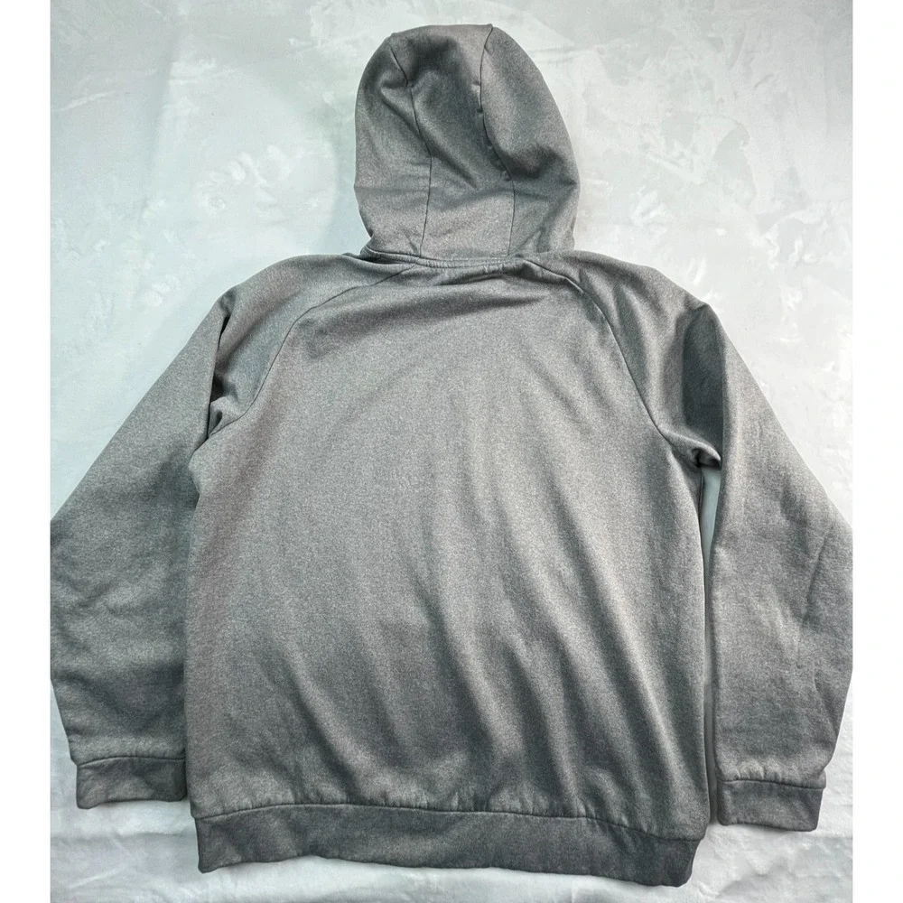 NIKE Mens L Pullover Hooded‎ Dri-Fit  Gray *FLAW*
